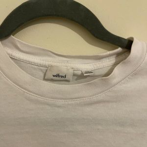 aritzia wilfred cropped tee